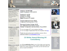 Tablet Screenshot of professional-cv-services.co.uk